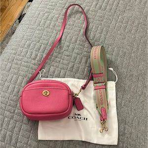 Coach Camera Crossbody in Petunia